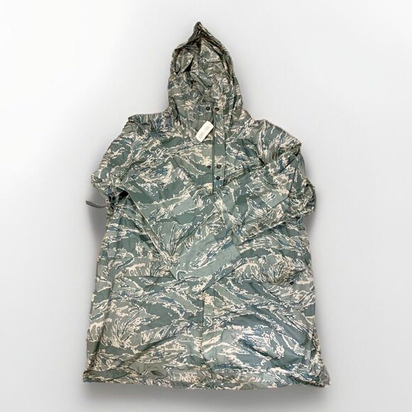 US Military Jacket Mens Medium Green Tiger Stripe Camo USAF Improved Rainsuit - Picture 10 of 10